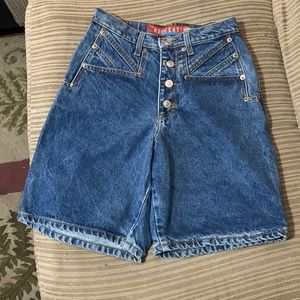 80s VTG Requests denim shorts sz 7